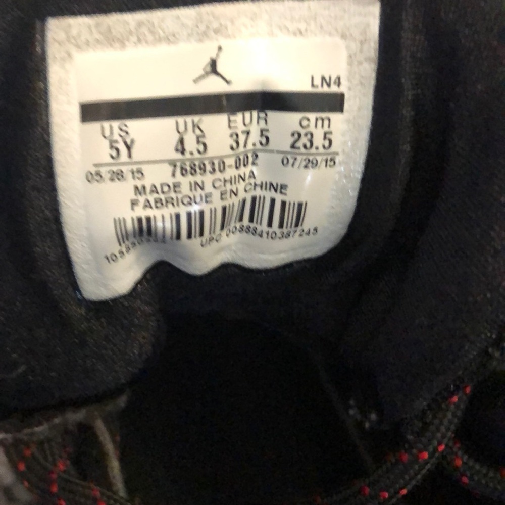 Air Jordan Shoes black and red - Picture 5 of 5